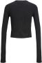 JJXX T-shirt 12224416 VALENTINA-BLACK - Thumbnail 2