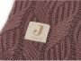 Jollein XL aankleedkussenhoes 75x85cm Spring knit chestnut Bruin Effen - Thumbnail 2