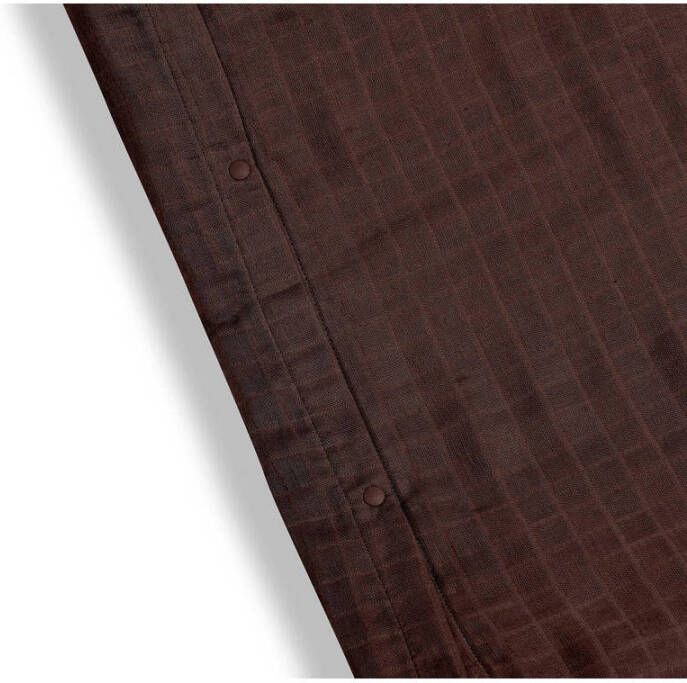 Jollein aankleedkussenhoes wrinkled cotton 50x70cm chestnut