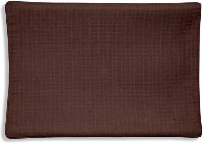 Jollein aankleedkussenhoes wrinkled cotton 50x70cm chestnut