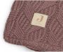 Jollein baby ledikantdeken 100x150cm Spring knit chestnut coral fleece - Thumbnail 3