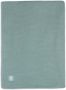 Jollein baby wiegdeken Basic Knit 75x100cm Forest Green Fleece Babydeken Groen - Thumbnail 3