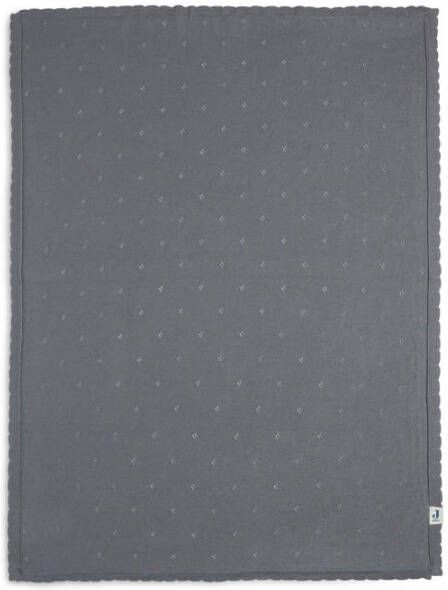 Jollein baby wiegdeken Pointelle 75x100cm Storm Grey