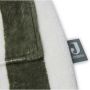 Jollein badstof badjas 3-4 jaar Stripe Terry Leaf Green GOTS Groen Biologisch katoen Capuchon - Thumbnail 2