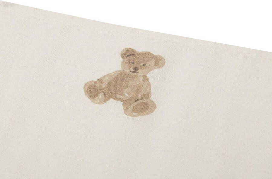 Jollein hydrofiele doek Small 70x70 cm Teddy Bear set van 3