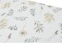 Jollein hydrofiele multidoek Wild Flowers 70x70cm set van 3 wit beige grijs Hydrofiele luiers - Thumbnail 3