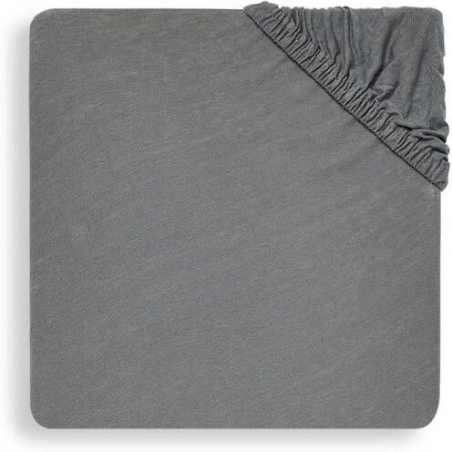 Jollein jersey wieg hoeslaken 40x80 90cm grey