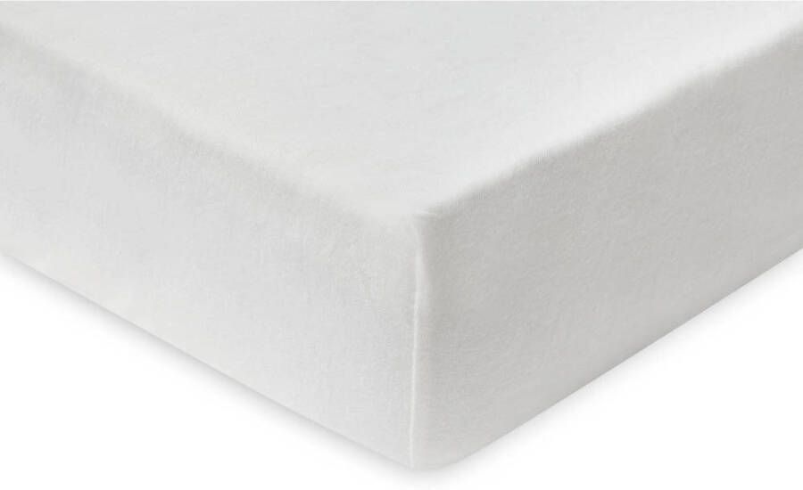 Jollein katoenen jersey juniorbed hoeslaken 70x140cm 75x150cm Ivory