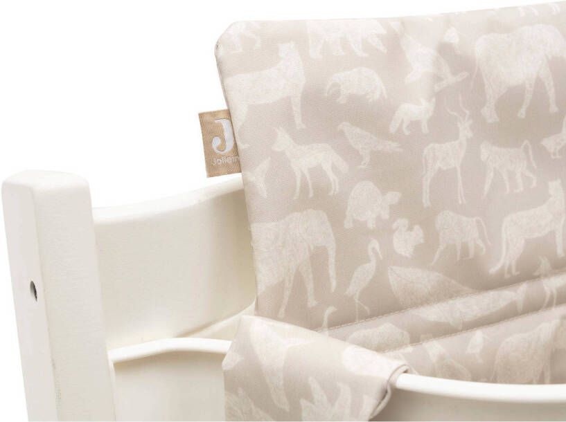 Jollein stoelverkleiner Meegroei Animals Nougat