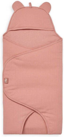 Jollein universele wikkeldeken Basic stripe voor maxi cosi groep 0 rosewood