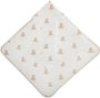 Jollein universele wikkeldeken voor maxi cosi groep 0+ 3 5 punts Teddy Bear 85x85 cm Ecru - Thumbnail 2