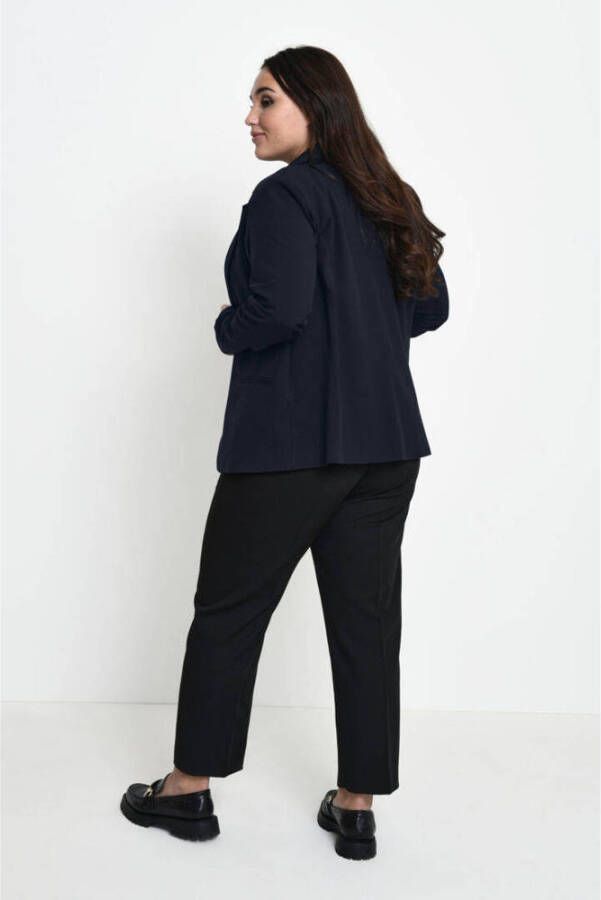 Kaffe Curve aansluitende blazer KCjia donkerblauw - Foto 2