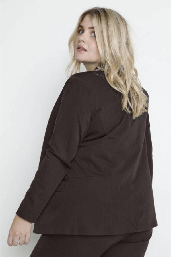Kaffe Curve aansluitende blazer KCsakira Blazer java