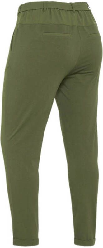 Kaffe Curve skinny broek KCjia olijfgroen