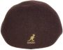 Kangol wollen flatcap Seamless Wool 507 donkerbruin - Thumbnail 2