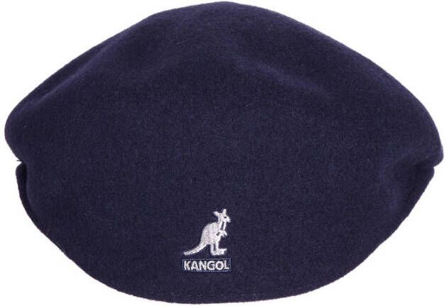 Kangol wollen flatcap Wool 504 donkerblauw