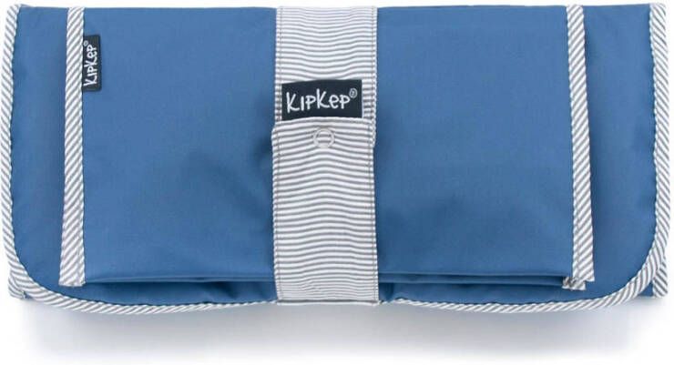 KipKep Napper combi: verschoonmatje + luieretui denim blue