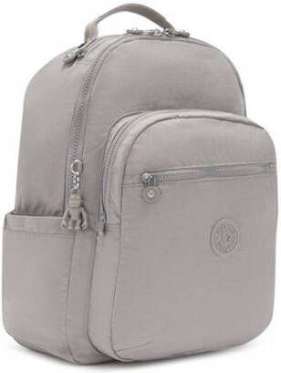 Kipling rugzak Seoul lichtgrijs