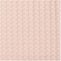 Koeka Oslo baby wiegdeken wafel teddy 75x100 cm rosa salt pebble - Thumbnail 3