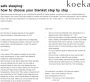 Koeka Ruffle baby wieglaken 80x100 cm warm white - Thumbnail 3