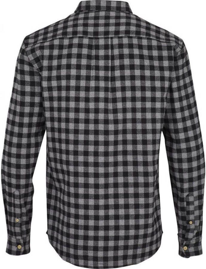 Kronstadt geruit regular fit overhemd Johan Check black