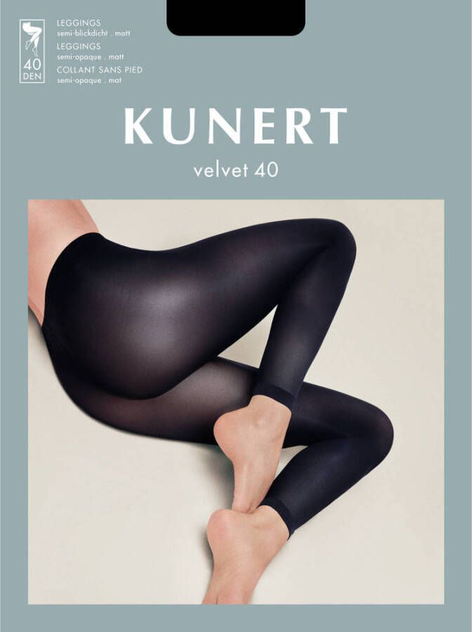 Kunert voetloze panty Velvet 40 denier zwart - Foto 3