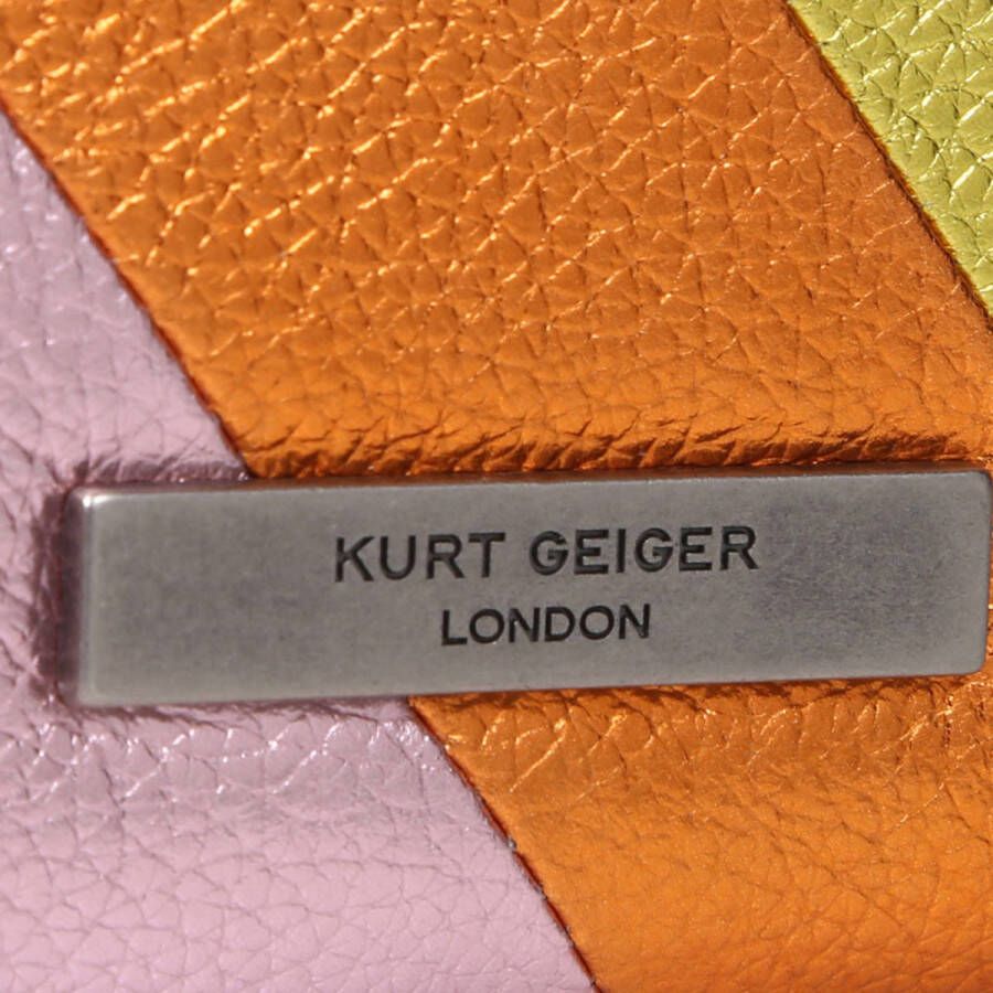 Kurt Geiger leren telefoontasje Kensington Stripe multi