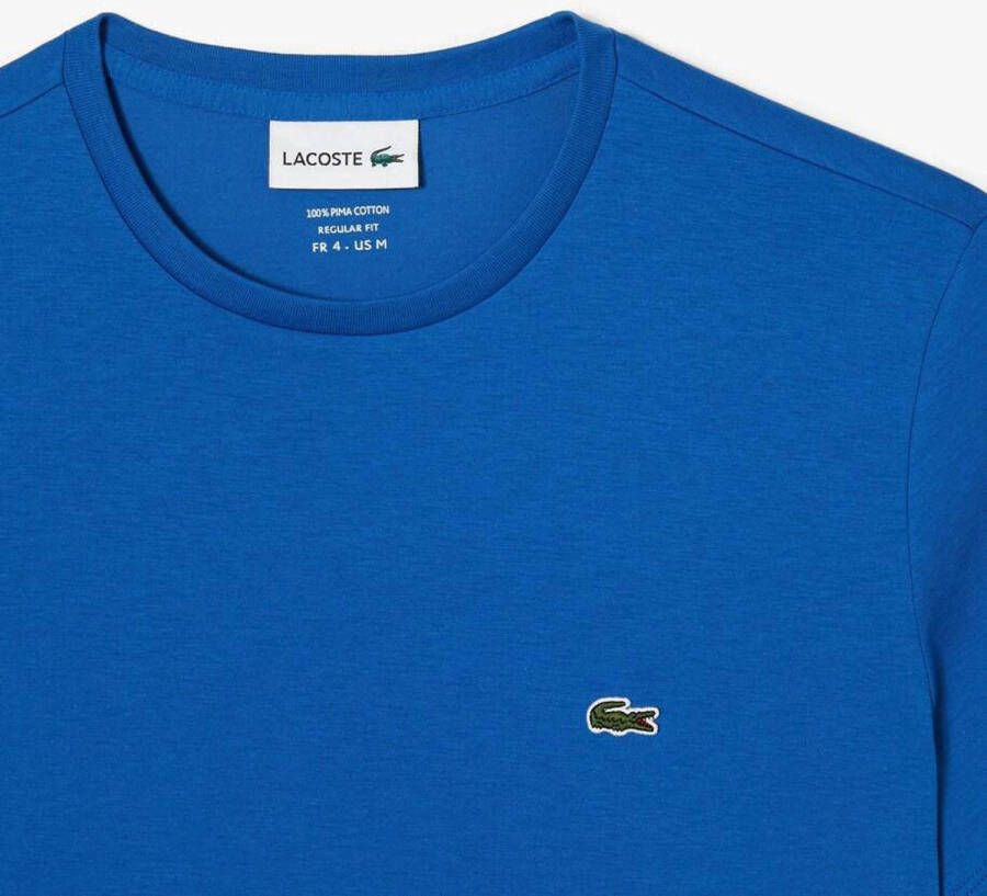 LACOSTE Heren Polo's & T-shirts 1ht1 Men's Tee-shirt 1121 Lichtblauw - Foto 12