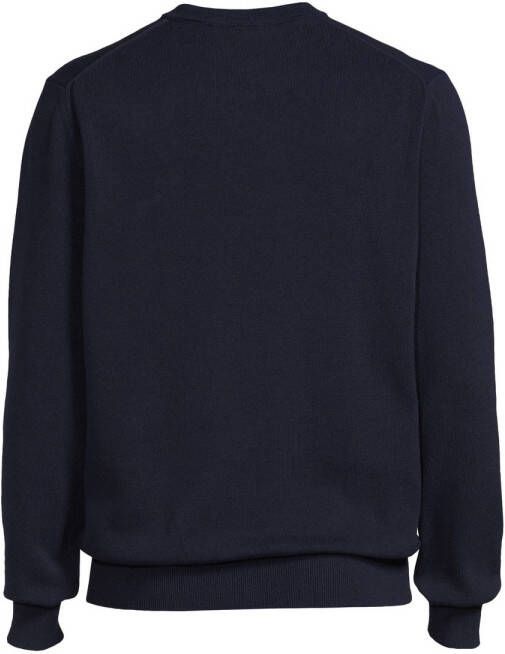 Lacoste sweater met logo navy blue