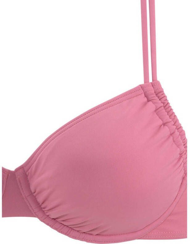 Lascana voorgevormde beugel bikinitop roze