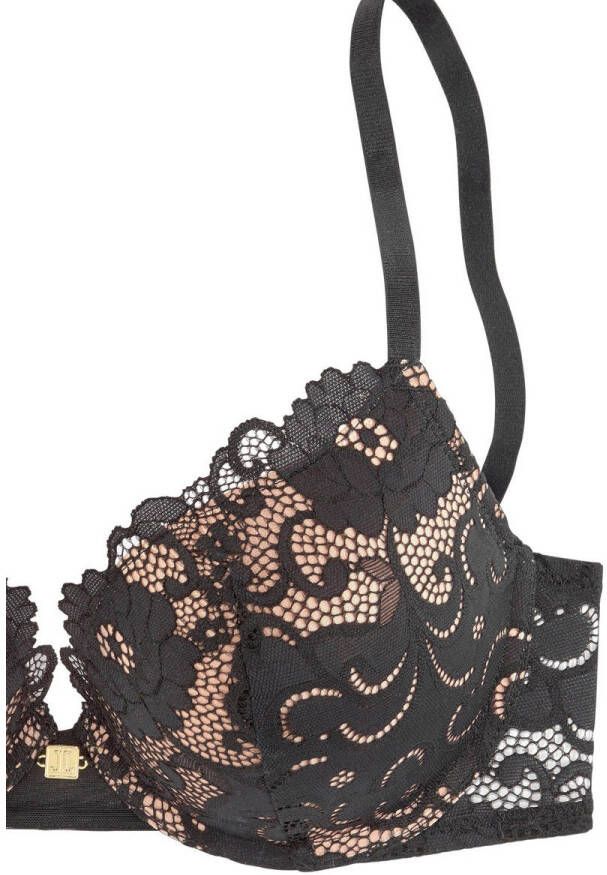 Jette Joop Push-up-bh van gebloemde kant dessous - Foto 4