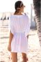 Lascana Tuniek gemaakt van crêpe viscose blousejurk strandkleding transparant - Thumbnail 3