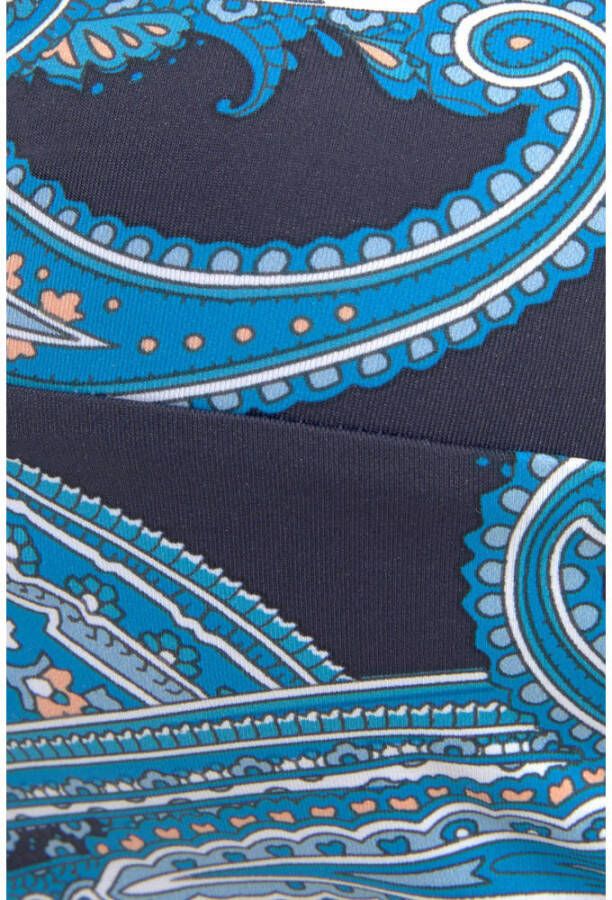 Lascana voorgevormde strapless bandeau bikinitop blauw