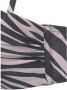 Lascana voorgevormde strapless bandeau bikinitop zwart grijs - Thumbnail 3