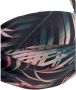Lascana voorgevormde strapless bandeau bikinitop met all over print zwart roze - Thumbnail 3