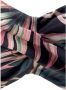 Lascana voorgevormde strapless bandeau bikinitop met all over print zwart roze - Thumbnail 4