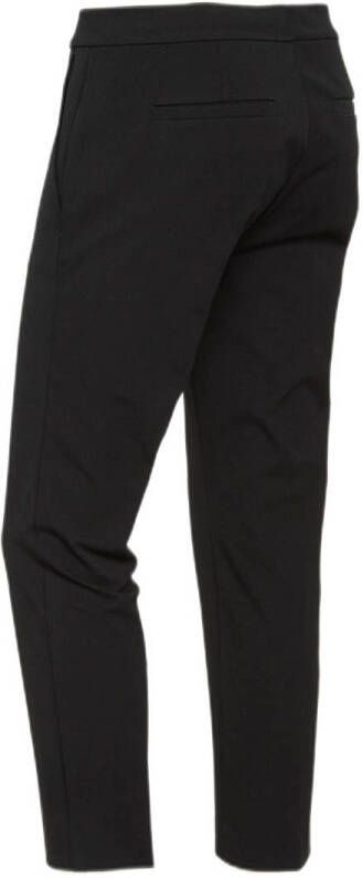 Lauren Ralph Lauren cropped slim fit pantalon LYCETTE zwart