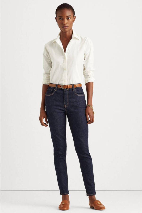 Lauren Ralph Lauren high waist skinny jeans dark denim
