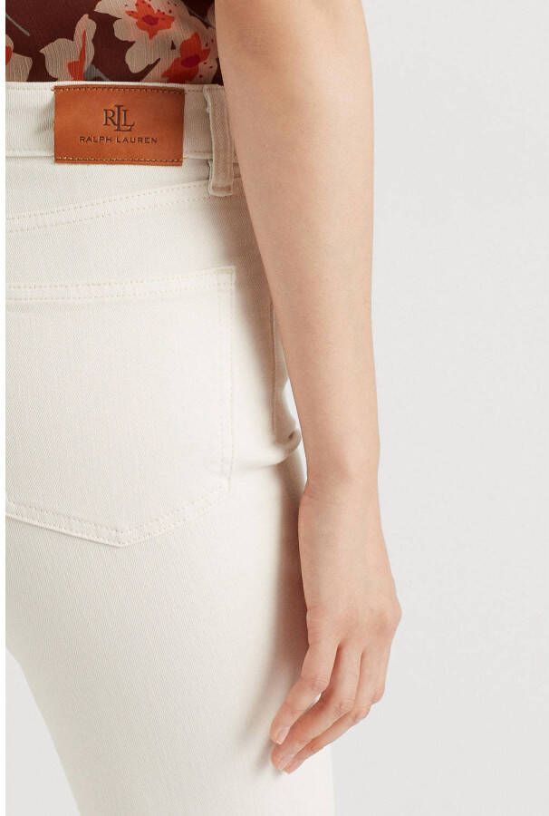 Lauren Ralph Lauren high waist straight fit jeans crème - Foto 2