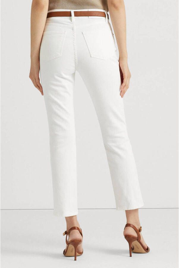 Lauren Ralph Lauren high waist straight fit jeans wit