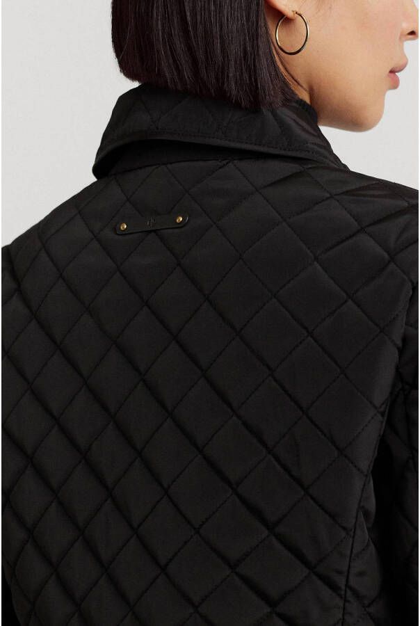 Lauren Ralph Lauren quilted gewatteerde zomerjas van gerecycled polyester zwart