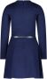 Le Chic jurk SOMAL donkerblauw Meisjes Rayon Ronde hals Effen 104 - Thumbnail 2