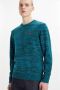 Levi's gemêleerde trui met wol groen blauw - Thumbnail 3