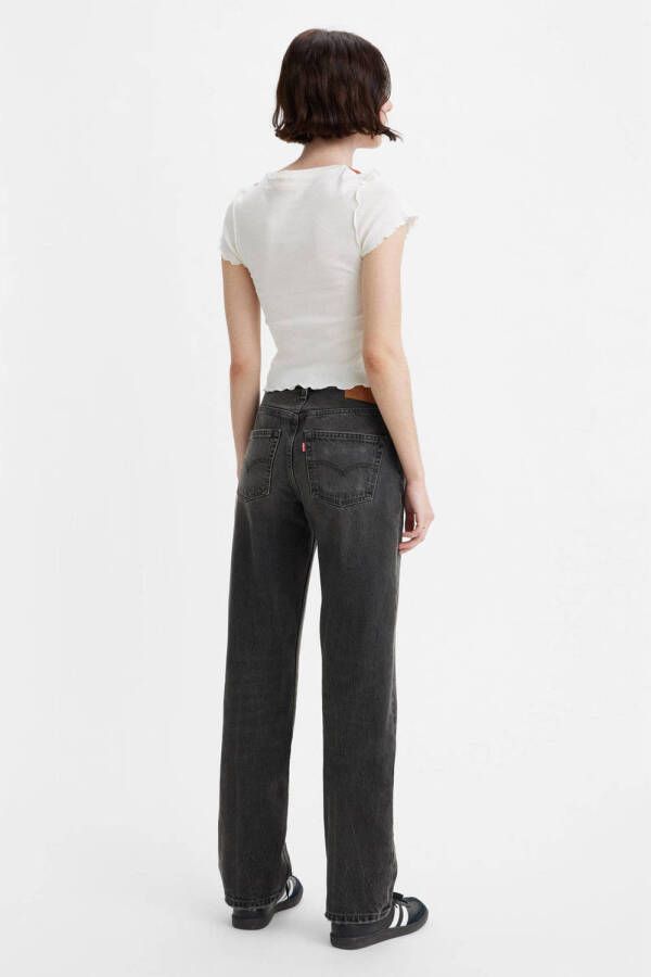 Levi's 501 90's stitch straight fit jeans grey denim