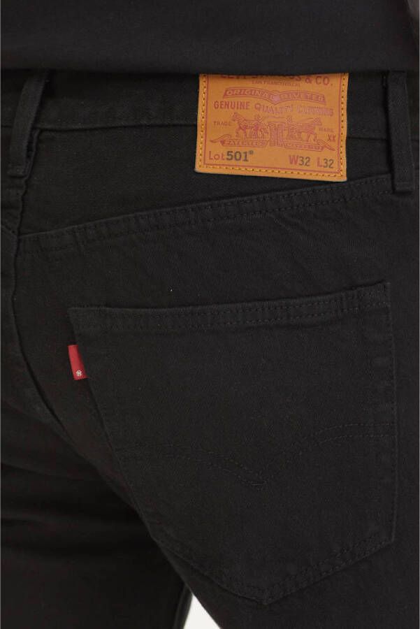 Levi's 501 straight fit jeans black