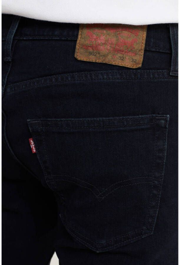 Levi's 502 tapered fit jeans black cactus