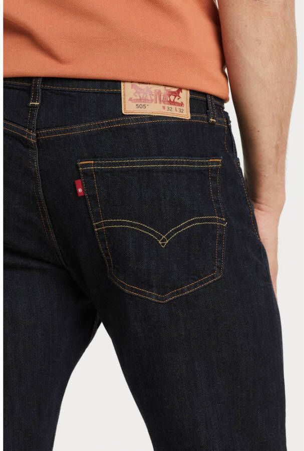 Levi's 505 regular fit jeans dark rinse