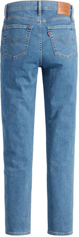 Levi's 724 high waist straight fit jeans medium blue denim
