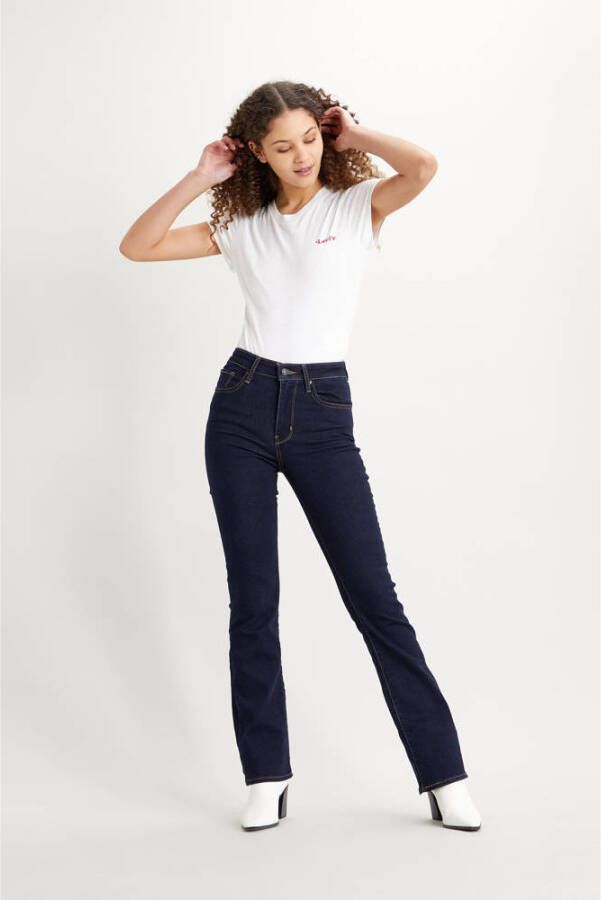 Levi's 725 high rise bootcut high waist bootcut jeans to the nine