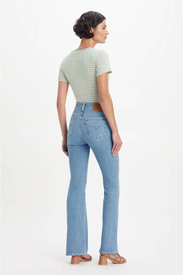 Levi's 726 high waist flared jeans light blue denim